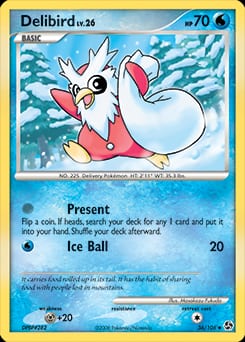 Great Encounters Delibird #36 card
