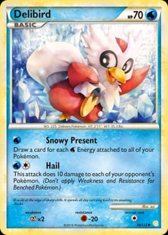 HeartGold & SoulSilver Delibird #39 card