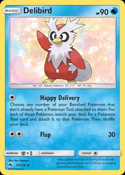 Lost Thunder Delibird #57 card