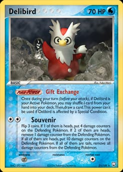 2004 Team Rocket Returns Delibird #21 card