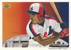1992 Upper Deck Base Set Delino DeShields #36 card
