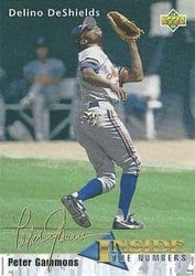 1993 Upper Deck Base Set Delino DeShields #454 card