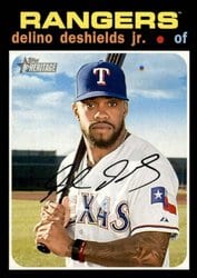2020 Topps Heritage Base Set Delino DeShields Jr. #266 card