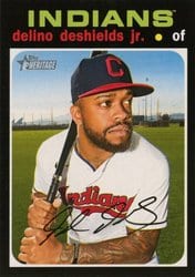 2020 Topps Heritage Base Set Delino DeShields Jr. #524 card