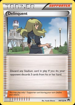 BREAKpoint Delinquent #98 card
