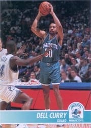 1994-95 Hoops Base Set Dell Curry #18 card