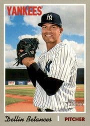 2019 Topps Heritage Base Set Dellin Betances #167 card