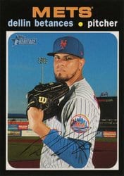 2020 Topps Heritage Base Set Dellin Betances #535 card