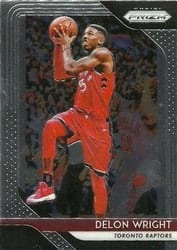2018-19 Panini Prizm Base Set Delon Wright #113 card