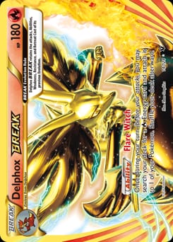 Fates Collide Delphox BREAK #14 card