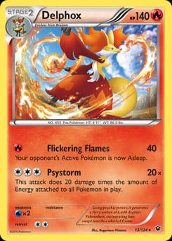 Fates Collide Delphox #13 card