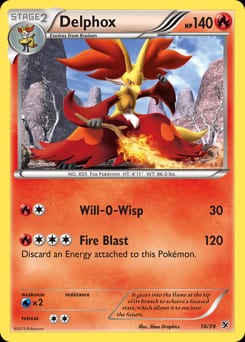 Kalos Starter Set Delphox #10 card