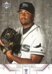 2002 Upper Deck Base Set Delvin James #13 card