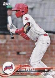 2018 Topps Pro Debut Base Set Delvin Perez #199 card