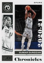 2020-21 Panini Chronicles Base Set DeMar DeRozan #24 card