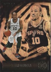 2020-21 Panini Illusions Base Set DeMar DeRozan #50 card