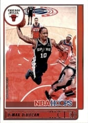 2021-22 Hoops Base Set DeMar DeRozan #4 card