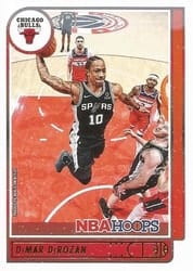 2021-22 Hoops Winter Base Set DeMar DeRozan #4 card