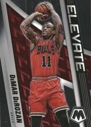 2021-22 Panini Mosaic Elevate DeMar DeRozan #16 card
