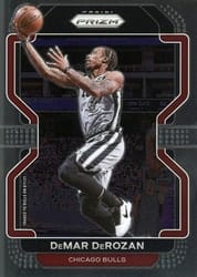 2021-22 Panini Prizm Base Set DeMar DeRozan #113 card
