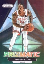 2022-23 Panini Prizm Prizmatic DeMar DeRozan #12 card