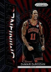 2023-24 Panini Prizm Dominance DeMar DeRozan #13 card
