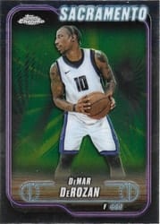 2024-25 Topps Chrome Base Set DeMar DeRozan #55 card