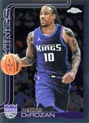 2025-26 Topps Chrome Base Set DeMar DeRozan #240 card
