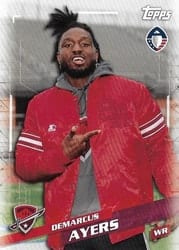 2019 Topps AAF Base Set Demarcus Ayers #47 card