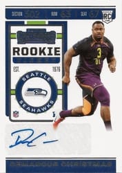 2019 Panini Contenders Base Set Demarcus Christmas #259 card