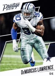 2018 Panini Prestige Base Set DeMarcus Lawrence #41 card