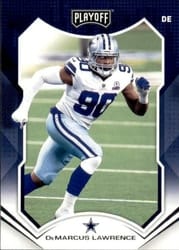 2021 Panini Playoff Base Set DeMarcus Lawrence #105 card