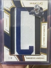 2024 Panini Immaculate Collection Nameplate Nobility DeMarcus Lawrence #11 card