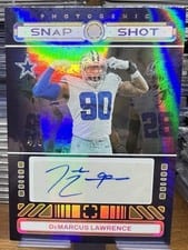 2024 Panini Photogenic Snapshots Autographs DeMarcus Lawrence #SSA-DLA card