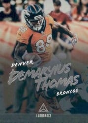 2018 Panini Luminance Base Set Demaryius Thomas #13 card