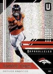2018 Panini Unparalleled Base Set Demaryius Thomas #60 card