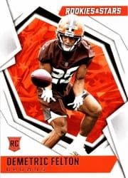 2021 Panini Rookies & Stars Base Set Demetric Felton #191 card