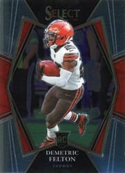 2021 Panini Select Base Set Demetric Felton #197 card