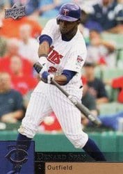 2009 Upper Deck Base Set Denard Span #225 card