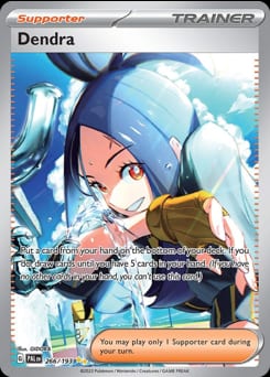 Paldea Evolved Dendra #266 card