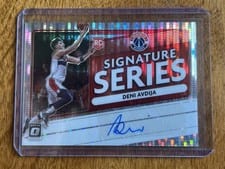 2020-21 Donruss Optic Signature Series Deni Avdija #SS-DEN card