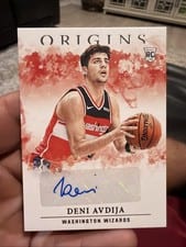 2020-21 Panini Origins Rookie Autographs Deni Avdija #RA-AVD card