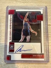 2022-23 Donruss Optic Signature Series Deni Avdija #SS-DAV card