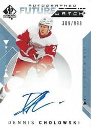 2018-19 SP Authentic Base Set Dennis Cholowski #213 card
