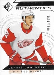 2018-19 SP Base Set Dennis Cholowski #114 card