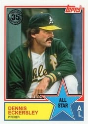 2018 Topps 1983 Topps Baseball 35th Anniversary All-Stars Dennis Eckersley #83AS-67 card