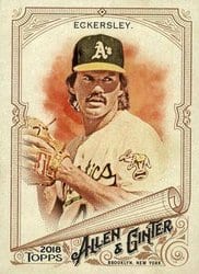 2018 Topps Allen & Ginter Base Set Dennis Eckersley #337 card