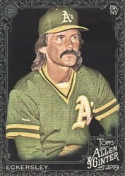 2019 Topps Allen & Ginter X Base Set Dennis Eckersley #48 card