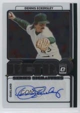 2021 Donruss Optic Retro Signature Series Dennis Eckersley #RET-DE card