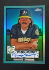 2021 Topps Chrome Platinum Anniversary Autographs Dennis Eckersley #PA-DE card